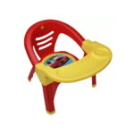 Sukhson India Small Baby Chair with Whistle Sound Removable Front Food and Safety Tray (Multi)