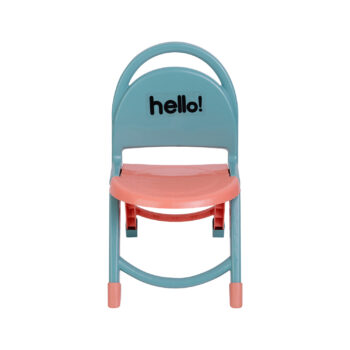 Sukhson India Hello Kids Foldable Chair Plastic Chair (Finish Color - Orange, Pre-assembled)