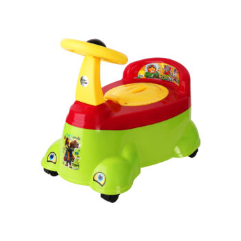 Sukhson India Rock & Roll Car Designed Baby Potty - Red, Baby Potty Training Seat, Use for Baby, Plastic