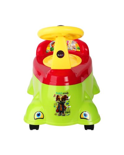 Sukhson India Rock & Roll Car Designed Baby Potty – Green, Baby Potty Training Seat, Use for Baby, Plastic