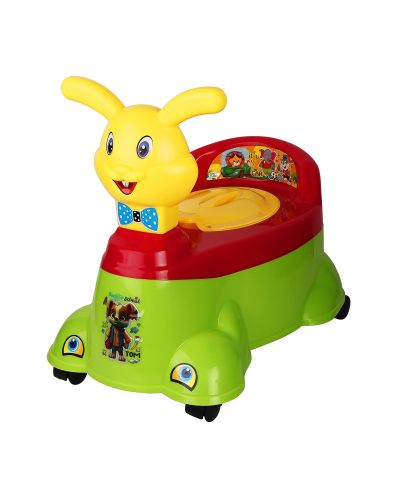 Sukhson India Rock & Roll Rabbit Designed Baby Potty – Green, Baby Potty Training Seat, Use for Baby, Plastic