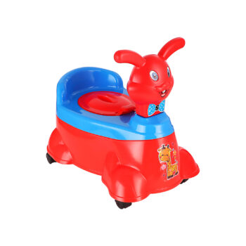 Sukhson India Rock & Roll Rabbit Designed Baby Potty - Red, Baby Potty Training Seat,Use for Baby, Plastic