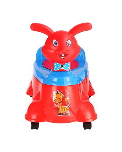 Sukhson India Rock & Roll Rabbit Designed Baby Potty – Red, Baby Potty Training Seat, Use for Baby, Plastic