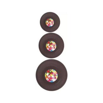 Sukhson India Set of 3 Multipurpose Plastic Baskets for Fruits Vegetables Chocolate Storage and Kitchen Fridge Dining Table Plastic Fruit & Vegetable Basket (Brown)