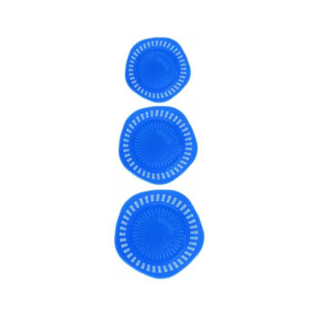 Sukhson India Set of 3 Multipurpose Plastic Baskets for Fruits Vegetables Chocolate Storage and Kitchen Fridge Dining Table Plastic Fruit & Vegetable Basket (Blue)