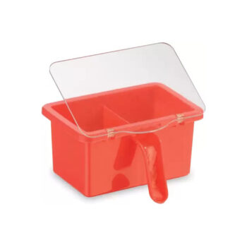 Sukhson India Plastic Spice Container - 500 ml (Red)